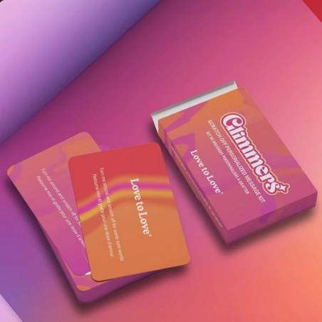 Jeux et Livres CARTES MESSAGES PERSONNALISABLES A GRATTER GLIMMERS DE LOVE TO LOVE Jeux et Livres CARTES MESSAGES PERSONNALISABLES A GRATTER GLIMMERS DE LOVE TO LOVE