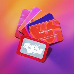 Jeux et Livres CARTES MESSAGES PERSONNALISABLES A GRATTER GLIMMERS DE LOVE TO LOVE
