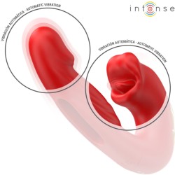 RABBIT ROUGE NATHY AVEC BOUCHE POUR CLITORIS DE INTENSE