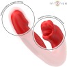Love toys RABBIT ROUGE NATHY AVEC BOUCHE POUR CLITORIS DE INTENSE