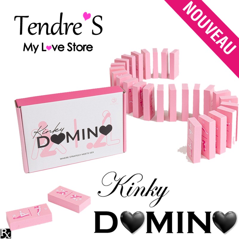 Jeux et Livres JEU DOMINO SEXY KINKY DOMINO DE SECRET PLAY