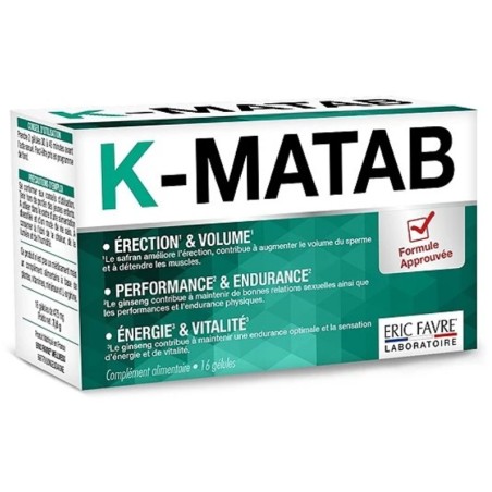 Aphrodisiaques K-MATAB 16 GELLULES Aphrodisiaques K-MATAB 16 GELLULES