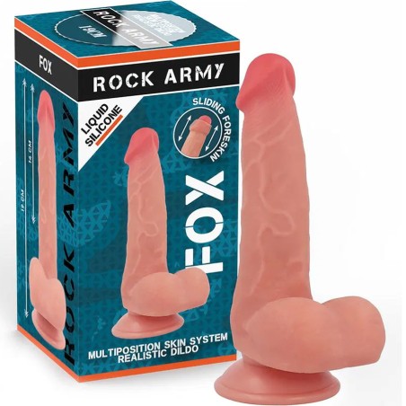 Love toys LOVE TOY VENTOUSE ROCK ARMY FOX CLAIR 19 CM Love toys LOVE TOY VENTOUSE ROCK ARMY FOX CLAIR 19 CM