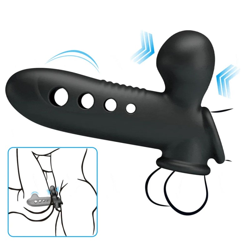 GAINE CRANE GONFLABLE A PENIS DE PRETTY LOVE