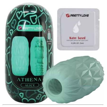 Love Toys Homme MASTURBATEUR VERT TURQUOISE ATHENA ALICE DE PRETTY LOVE