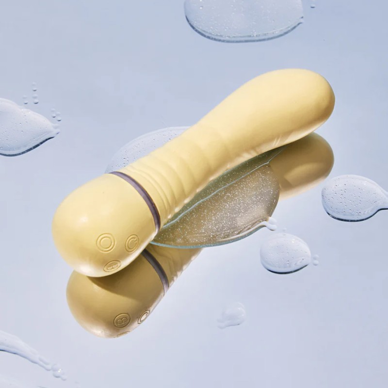 Love toys TROUSSE PELUCHE SHIBAE AVEC SEXTOY JAUNE VIBRANT DE FRIDAY BAE