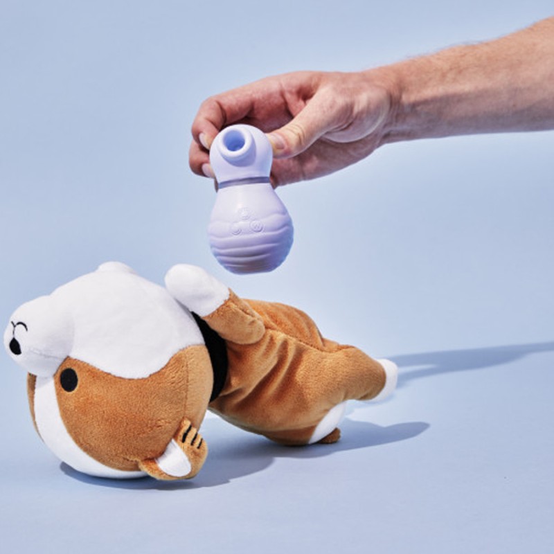 TROUSSE SEXTOYS PELUCHE SHIBAE AVEC SEXTOY BLEU CLITORIDIEN DE FRIDAY BAE