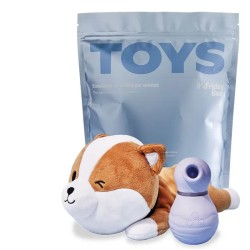 Love toys TROUSSE PELUCHE SHIBAE AVEC SEXTOY BLEU CLITORIDIEN DE FRIDAY BAE