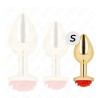 Plugs & Chapelets Anals PLUG OR METAL ROSE ROUGE TAILLE:S DE KINK Plugs & Chapelets Anals PLUG OR METAL ROSE ROUGE TAILLE:S DE KINK