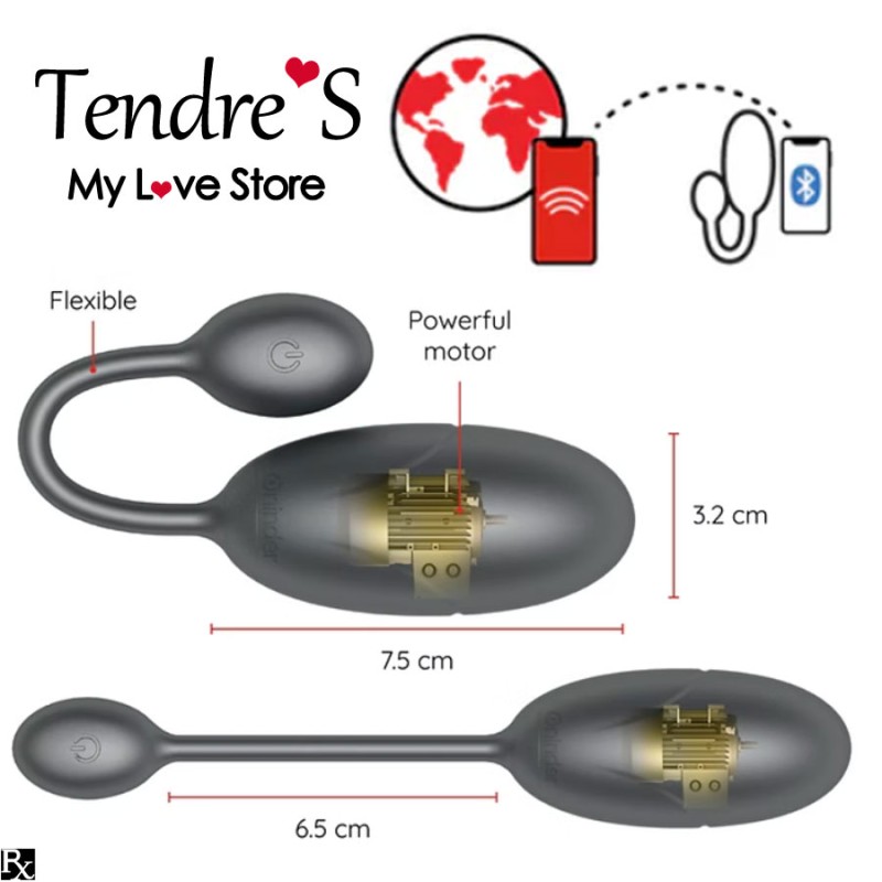 OEUF VIBRANT NOIR TOKYO AVEC APPLICATION  DE ONINDER