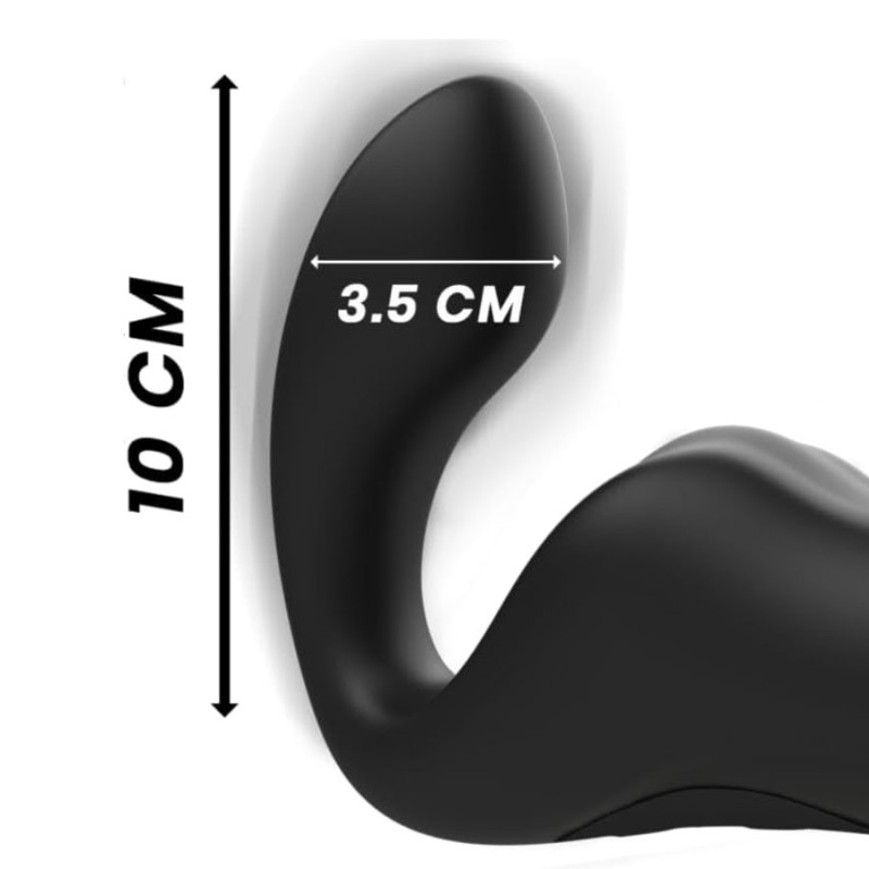 Love toys LOVE TOY CEINTURE SANS CEINTURE NOIR REMOTE CONTROL STRAPLESS VIBRATOR DE IBIZA