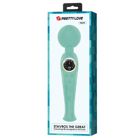 Love toys WAND VERT SKYLER AVEC ECRAN DE PRETTYLOVE