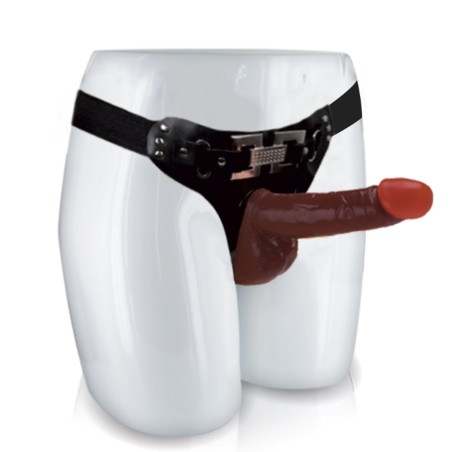 Love toys LOVE TOY BRUN CEINTURE DE LUXE JESSICA STRAP ON DE BAILE