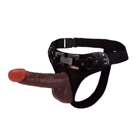 Love toys LOVE TOY BRUN CEINTURE DE LUXE JESSICA STRAP ON DE BAILE