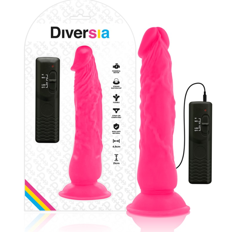 Love toys LOVE TOYS VENTOUSE VIBRANT ROSE DE DIVERSIA 21 CM