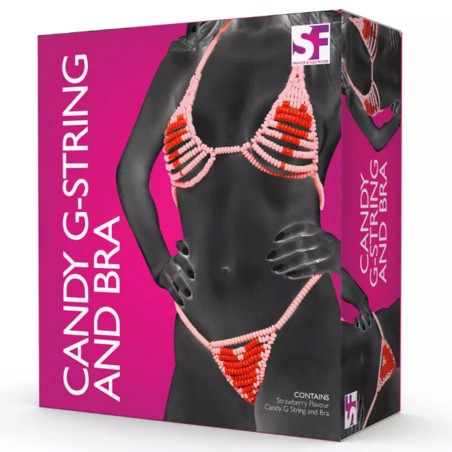 Jeux et Livres CANDY G-STRING AND BRA STRING ET SOUTIEN GORGES COMESTIBLES DE SF