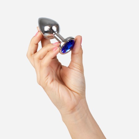 Plugs & Chapelets Anals PLUG METAL BLEU PLUG & PLAY TAILLE M DE SECRET PLAY