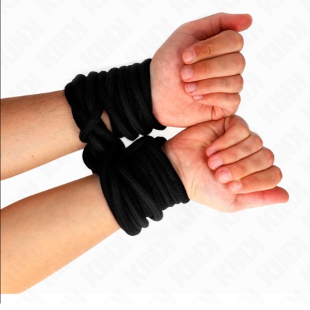 Accessoires CORDE NOIRE 10M BONDAGE DE KINK Accessoires CORDE NOIRE 10M BONDAGE DE KINK