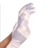 Lingerie GANTS SATIN BLANCS DE LEG AVENUE