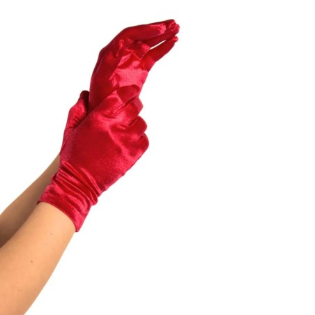 Lingerie GANTS SATIN ROUGES DE LEG AVENUE