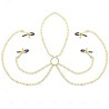 Accessoires 4 PINCES ET CHAINES DOREES A SEINS CLITORIS DE KINK Accessoires 4 PINCES ET CHAINES DOREES A SEINS CLITORIS DE KINK