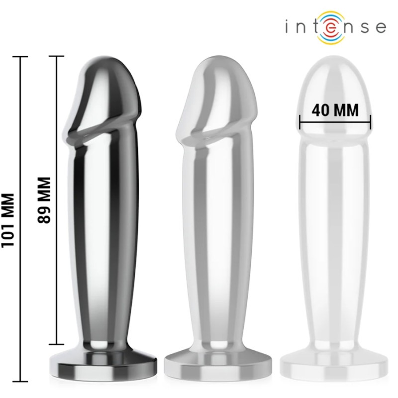 PLUG METAL VIBRANT TELECOMMANDE TAILLE M DE INTENSE