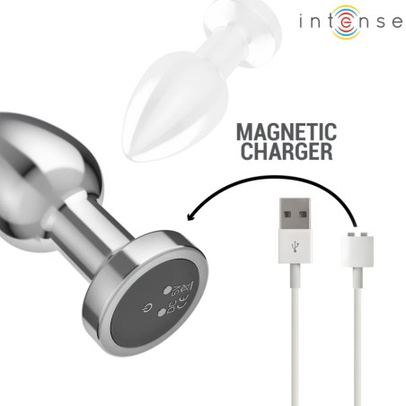 Plugs & Chapelets Anals PLUG VIBRANT METAL AVEC TELECOMMANDE TAILLE M DE INTENSE Plugs & Chapelets Anals PLUG VIBRANT METAL AVEC TELECOMMANDE TAILLE M DE INTENSE