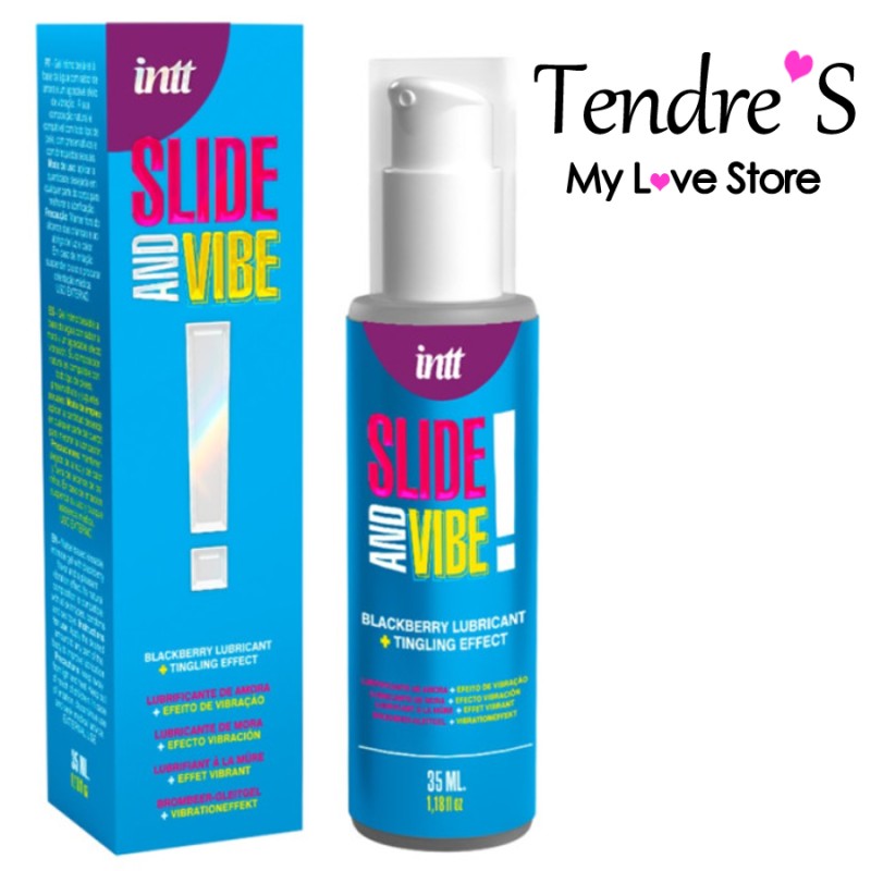 LUBRIFIANT A LA MURE SLIDE AND VIBE EFFET VIBRANT