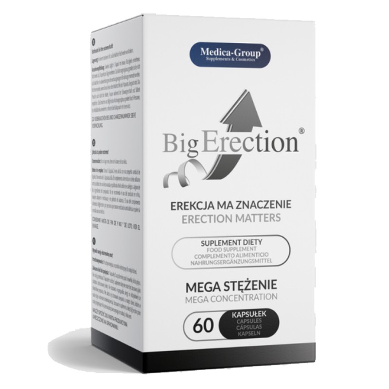 Aphrodisiaques BIG ERECTION 60 GELULES CAPSULES DE MEDICA GROUP