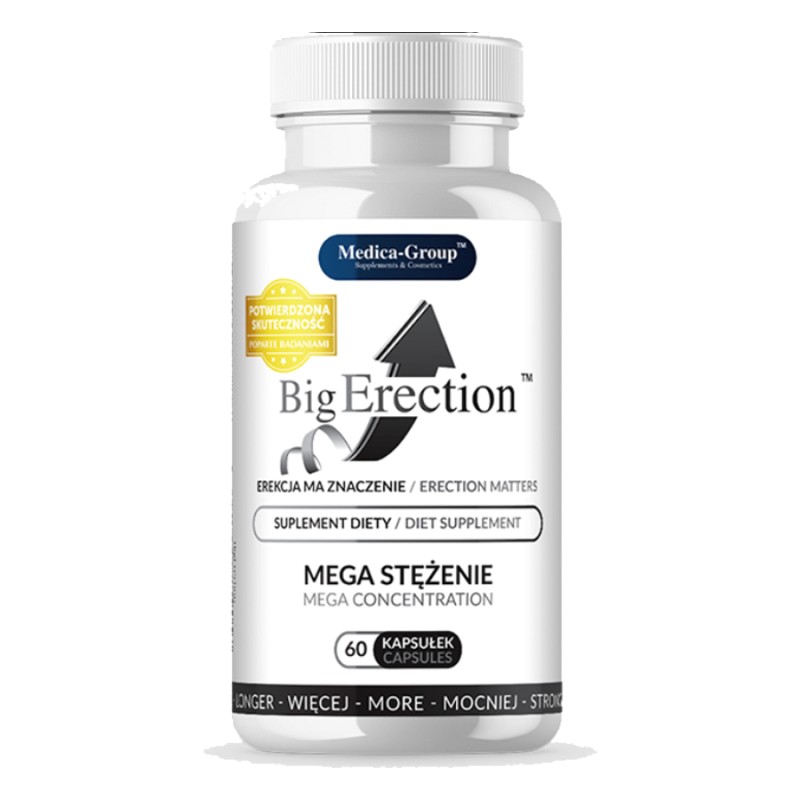 Aphrodisiaques BIG ERECTION 60 GELULES CAPSULES DE MEDICA GROUP