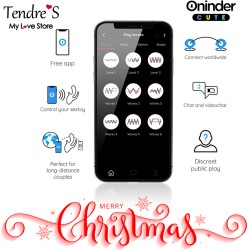 SEXTOY TRIPLE STIMULATION AVEC APPLI BLEU JAUNE DE ONINDER