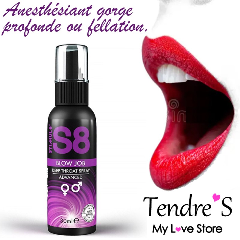 Gels d Excitation S8 SPRAY GORGE PROFONDE MENTHOL 30 ML