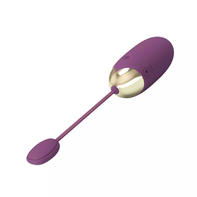 Love toys OEUF VIBRANT ABNER PURPLE AVEC APPLI DE PRETTY LOVE