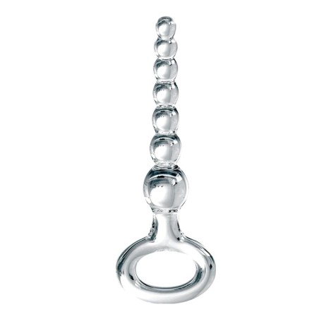 CHAPELET ANAL EN VERRE ICICLES N°67 DE PIPEDREAM