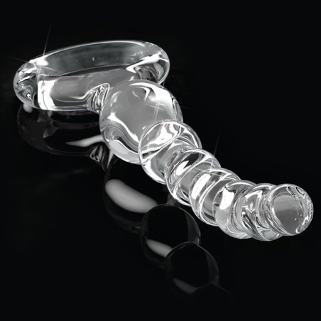 CHAPELET ANAL EN VERRE ICICLES N°67 DE PIPEDREAM
