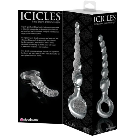 Love toys CHAPELET ANAL EN VERRE ICICLES N°67 DE PIPEDREAM