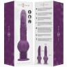 VIBRATEUR MULTIFONCTION TATUM AVEC VA ET VIENTS 24 CM VIOLET DE INTENSE