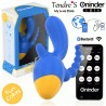 Love toys LOVE 3 SOME TRIPLE VIBRATEURS AVEC APPLI BLEU JAUNE DE ONINDER CUTE