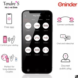 Love toys RABBIT ROSE CONNECTE AVEC APPLI DE ONINDER CUTE