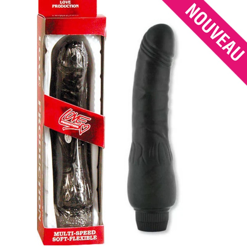 LOVE TOY MULTI SPEED SOFT FLEXIBLE BLACK DE LOVE PRODUCTIONS
