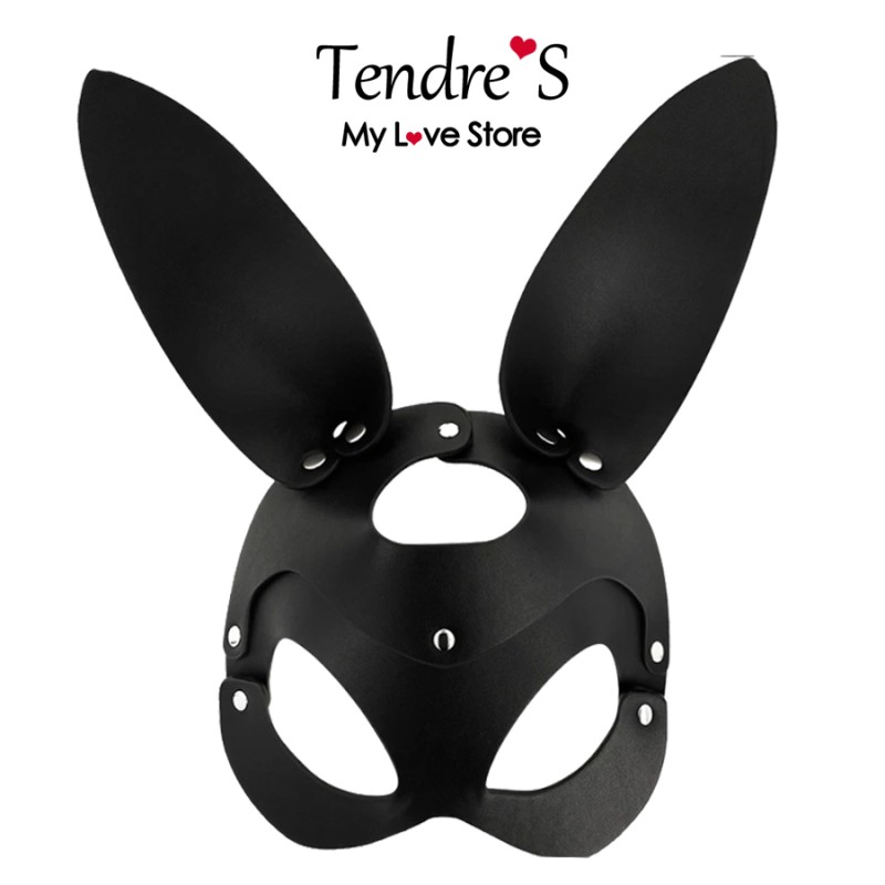 Accessoires MASQUE EN CUIR NOIR VEGETALIEN DE COQUETTE CHIC DESIRE