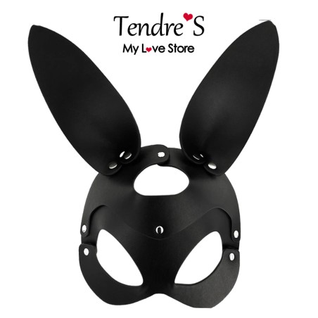 MASQUE EN CUIR NOIR VEGETALIEN DE COQUETTE CHIC DESIRE