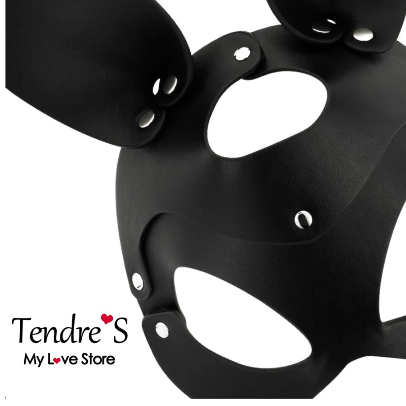 Accessoires MASQUE EN CUIR NOIR VEGETALIEN DE COQUETTE CHIC DESIRE