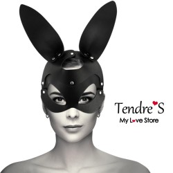 MASQUE EN CUIR NOIR VEGETALIEN DE COQUETTE CHIC DESIRE