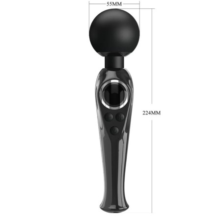 Love toys WAND NOIR SKYLER AVEC ECRAN DE PRETTYLOVE