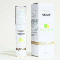 GEL DE MASSAGE LUBRIFIANT PARFUM ANANAS THE VERT DE YES FOR LOVE