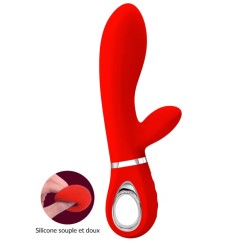 Love toys RABBIT THOMAS SUPER SOFT SILICONE ROUGE DE PRETTY LOVE