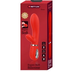 RABBIT THOMAS SUPER SOFT SILICONE ROUGE DE PRETTY LOVE