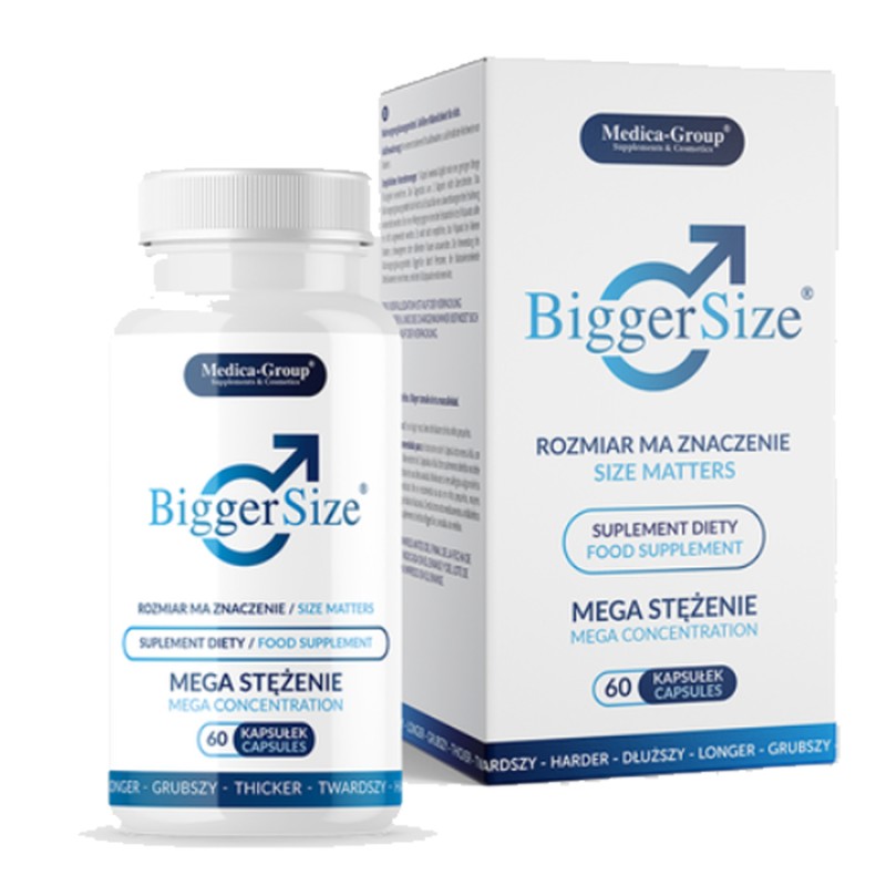 BIGGER SIZE 60 GELULES CAPSULES DE MEDICA GROUP