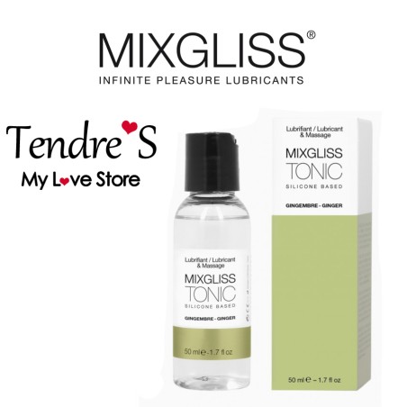 Bien Etre MIXGLISS TONIC 2 EN 1 MASSAGE ET LUBRIFIANT PARFUM GINGEMBRE 50 ML
